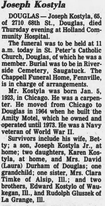 Dunes Resort (Amity Motel) - May 28 1988 Article